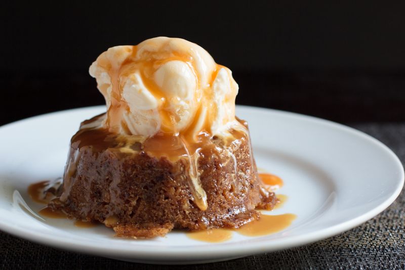 Sticky toffee pudding