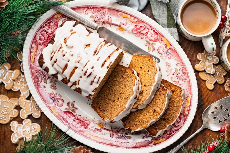 Gingerbread Loaf and Strong Coffee