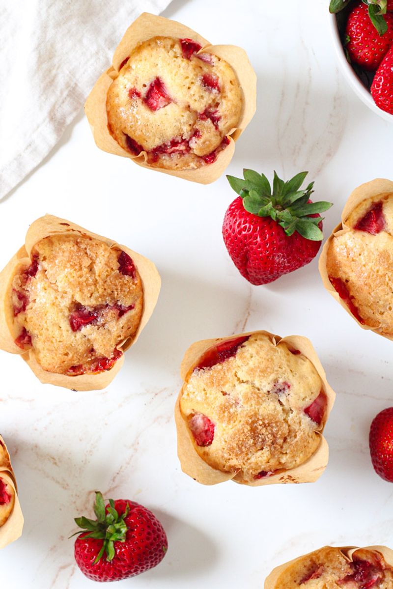 Strawberry muffins