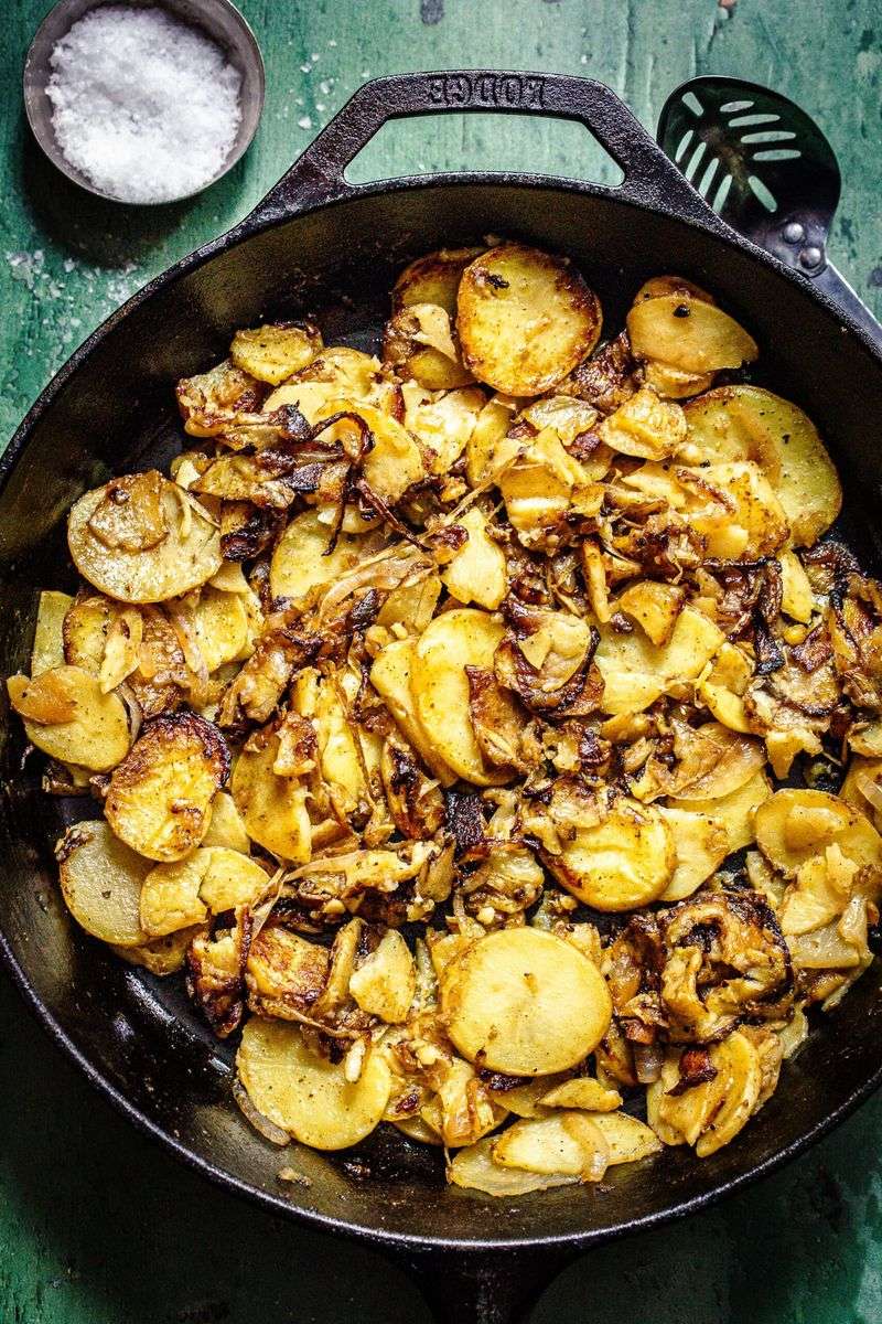 Skillet Fried Potatoes with Onions
