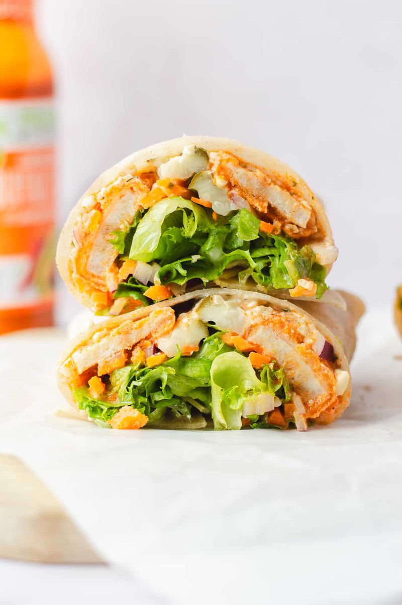 Buffalo Jackfruit Wraps