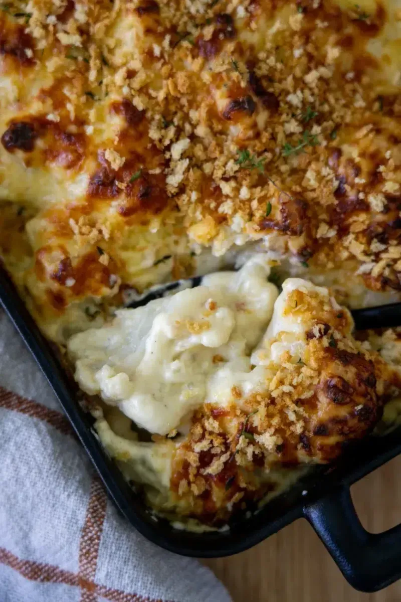 Cheesy Cauliflower Bake