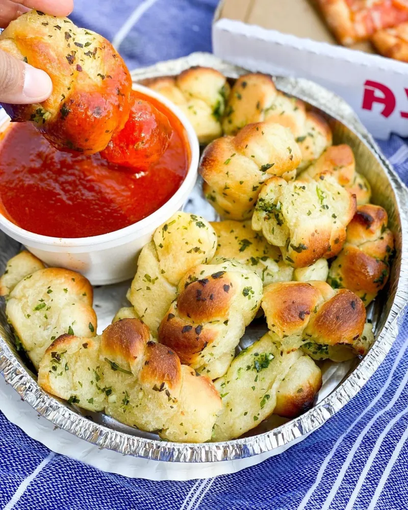 Garlic Knots and Marinara… Then Ranch