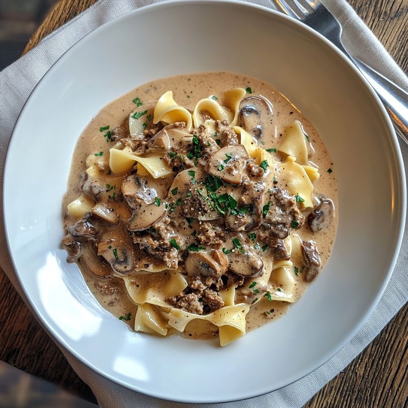 Beef Stroganoff