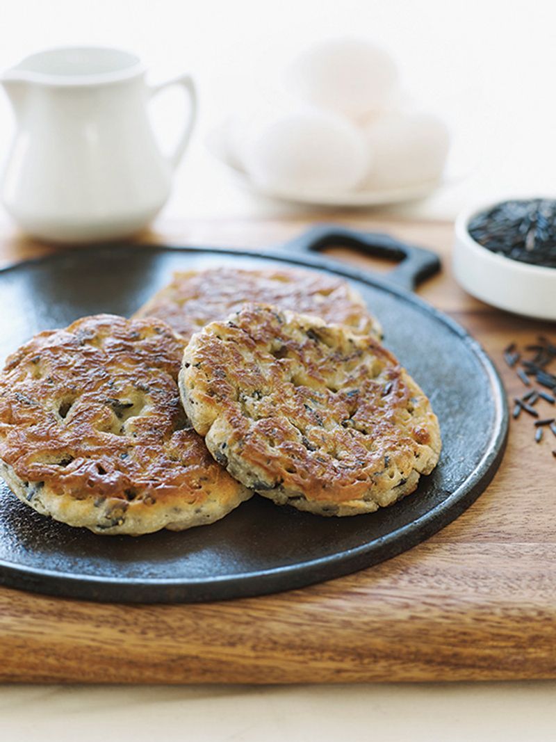 Wild Rice Pancakes (Minnesota)