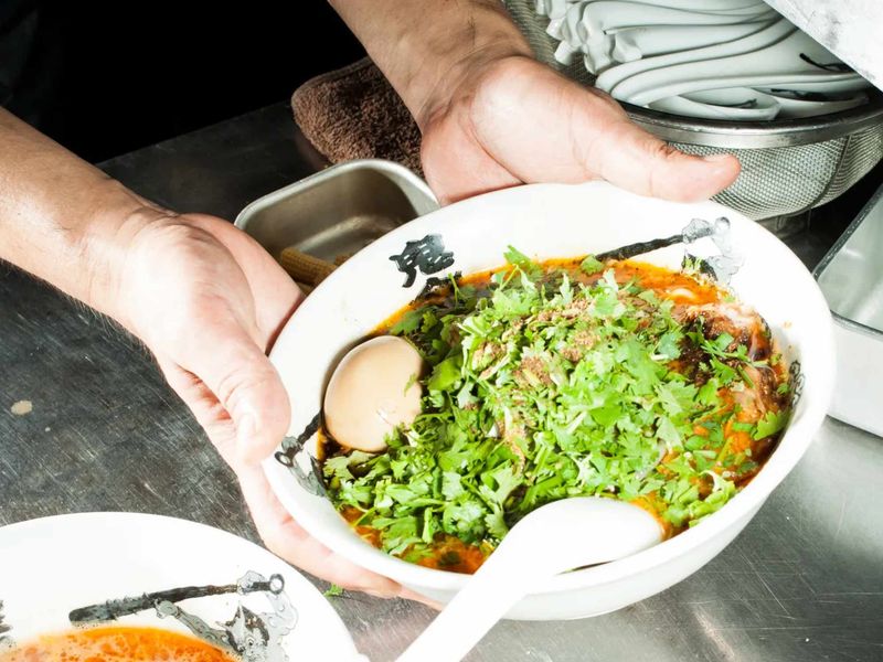 Overflowing Ramen Bowls