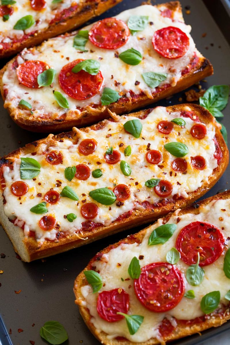 Cheater’s French Bread Pizza
