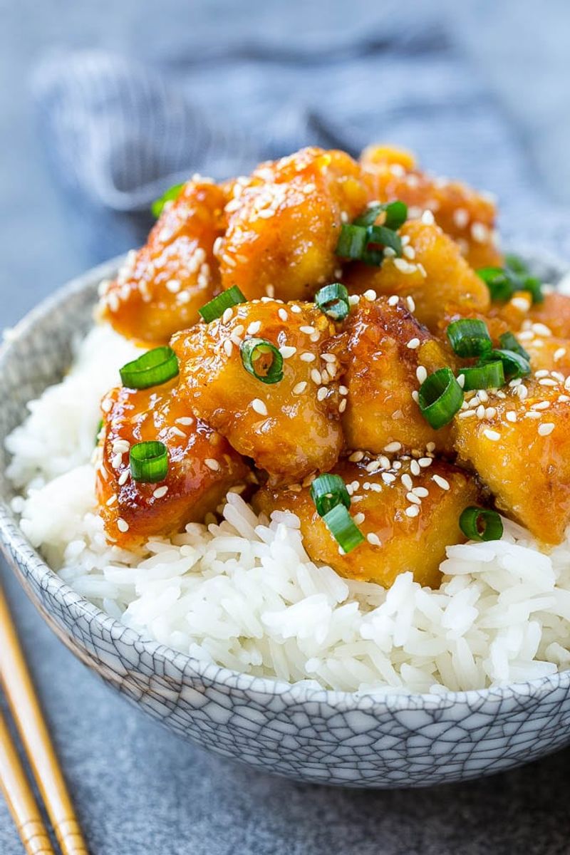 Panda Express-Style Orange Chicken (slow-cooker version)