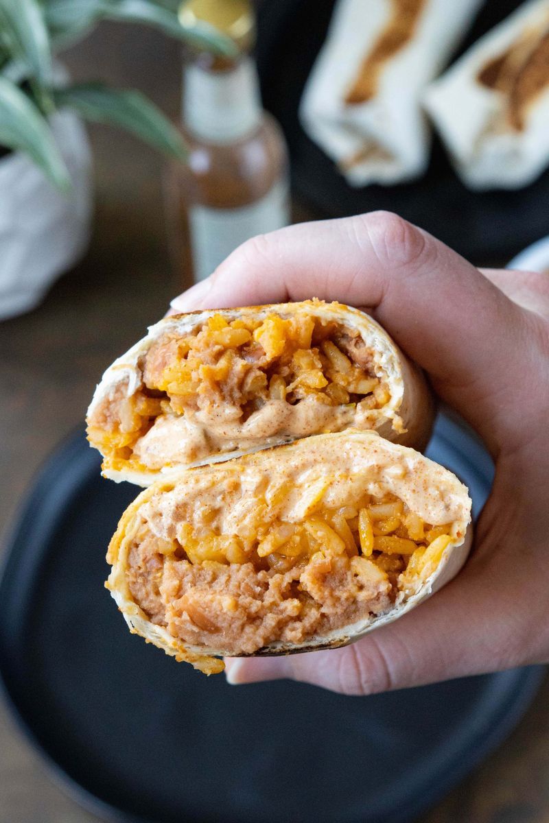 Taco Bell Cheesy Bean and Rice Burrito