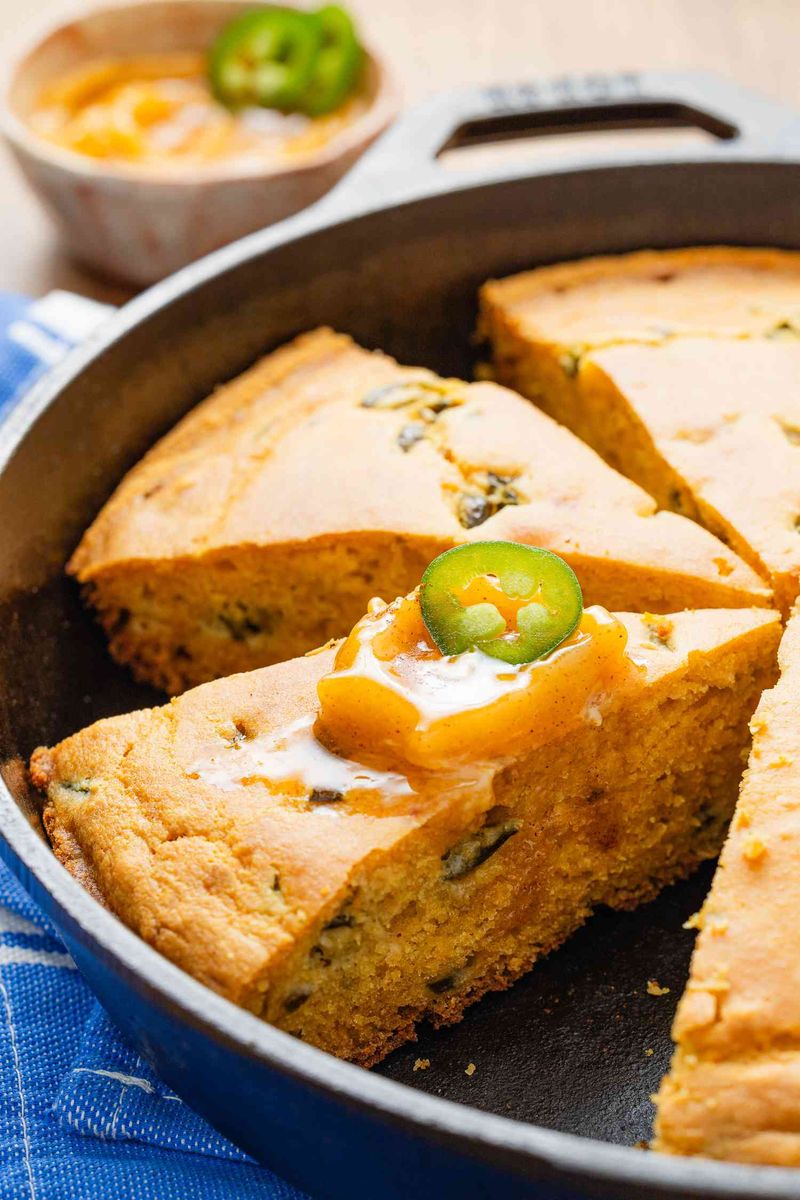 Jalapeño Honey Cornbread with Pepita Butter