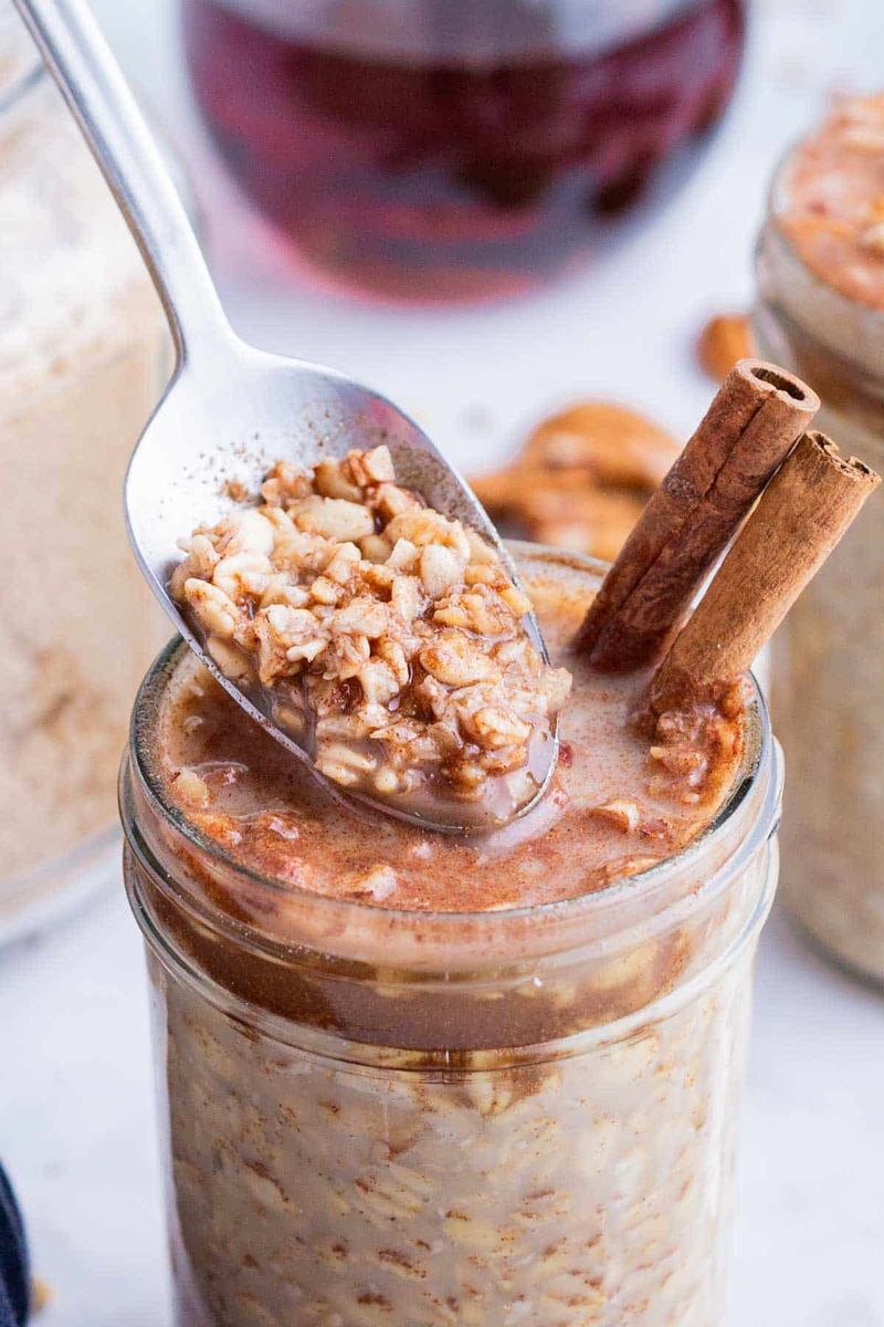 Maple Cinnamon Overnight Oats