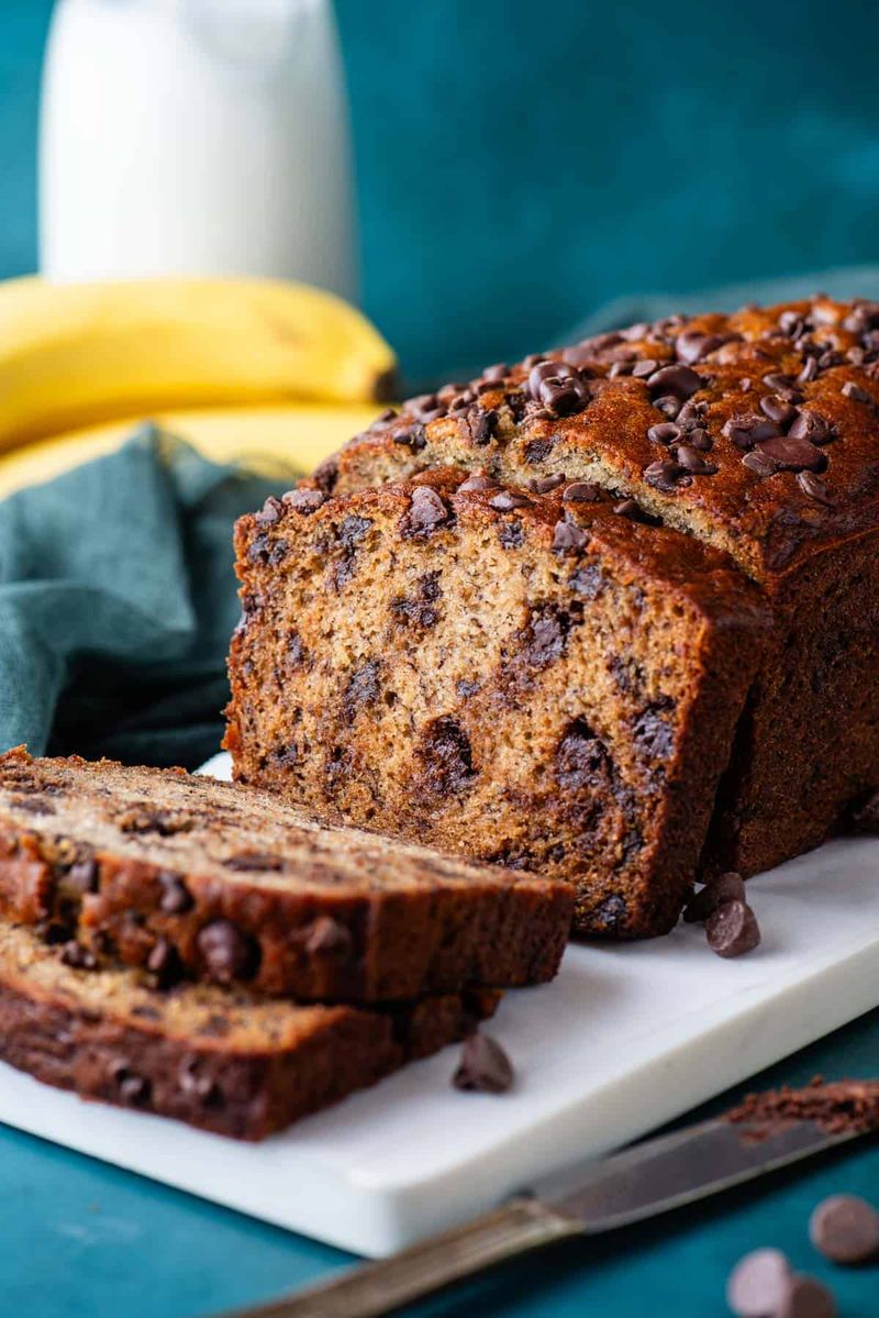 Dark Chocolate Chip Banana Bread