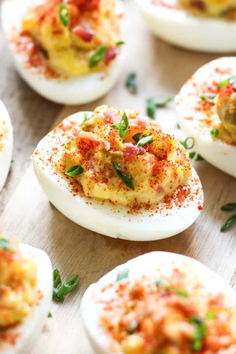 Deviled Eggs With Bacon