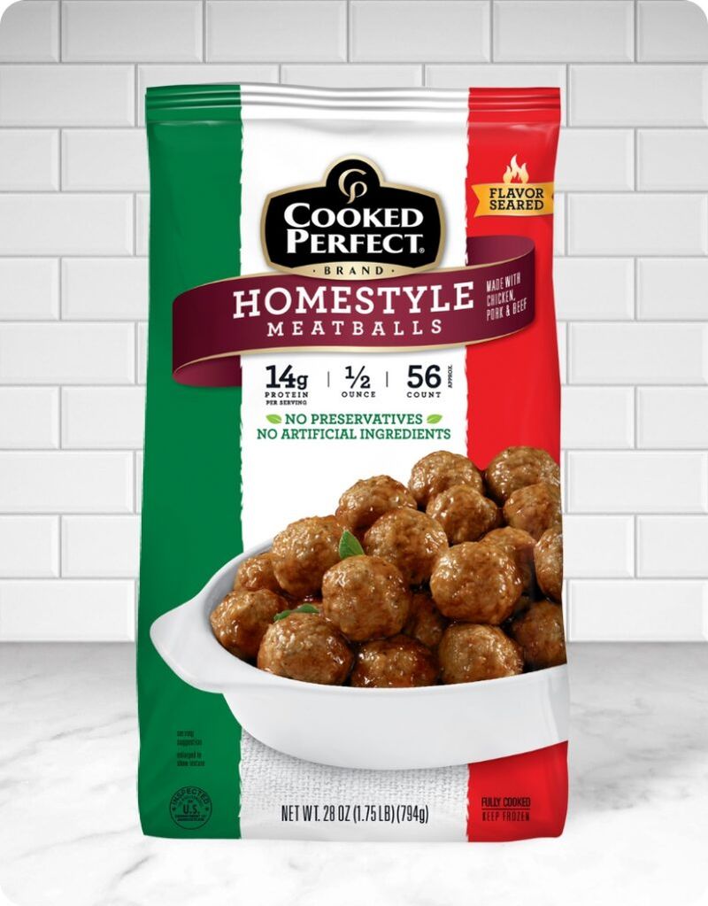 Cooked Perfect Homestyle Meatballs