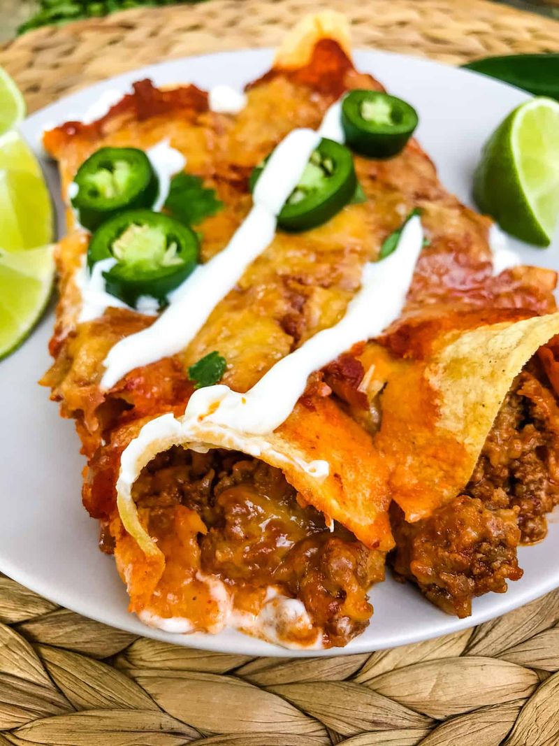 Chipotle Beef Enchiladas