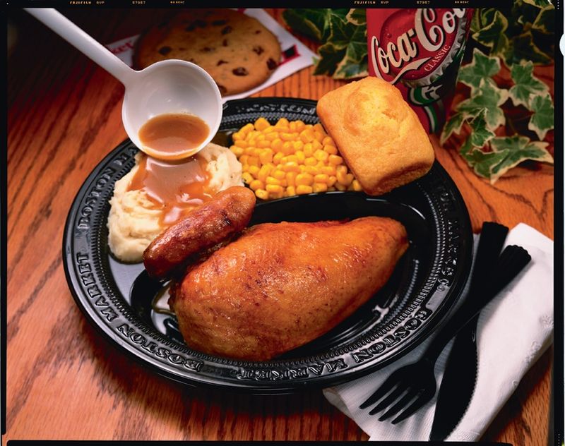 Boston Market Rotisserie Chicken and Sides