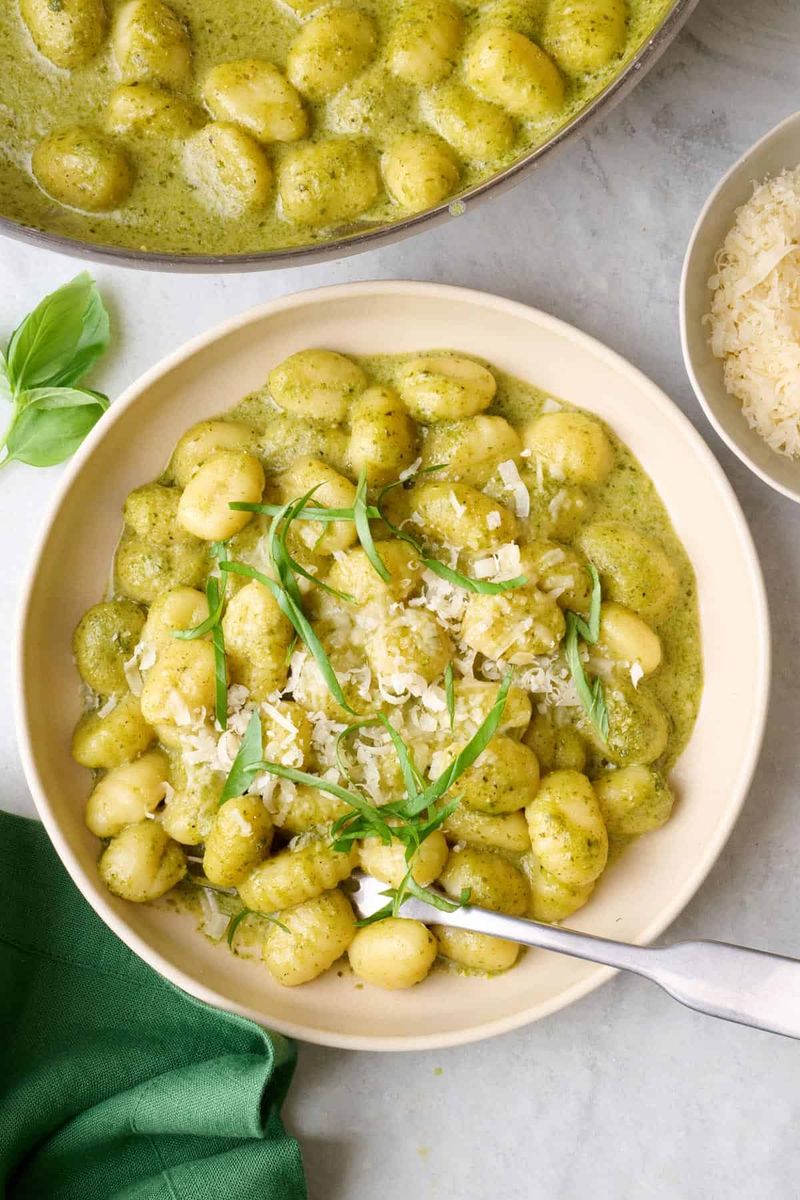 Gnocchi With Pesto, Lemon, and Peas