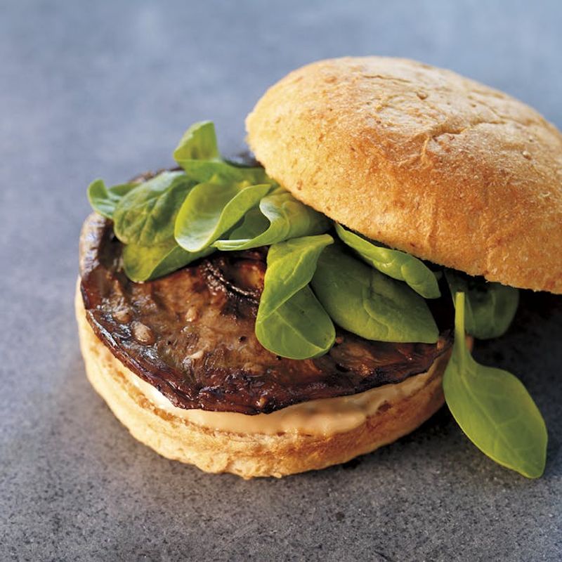 Smoked Portobello Burgers