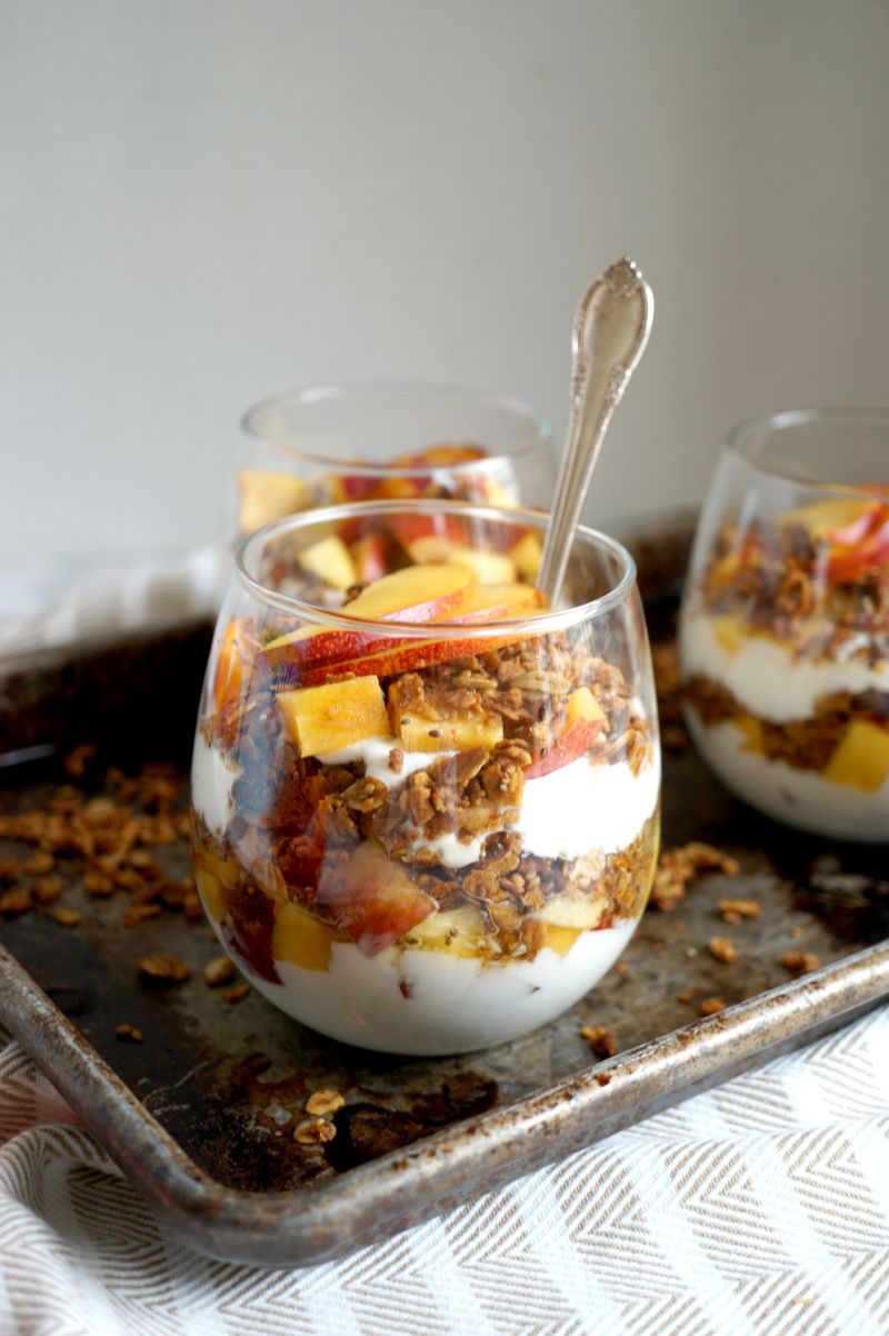 Peach Yogurt Parfait