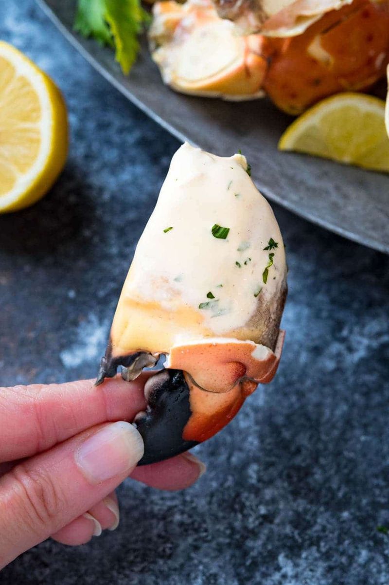 Stone Crab Claws with Mustard Sauce (Seasonal, South Florida)