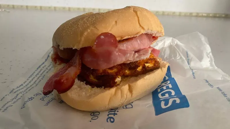 Greggs Bacon Roll