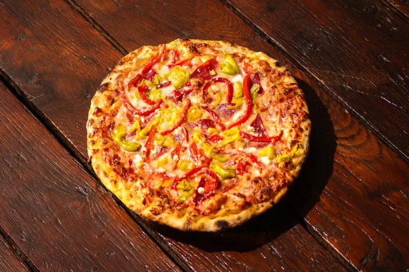 Native Texan Pizza — Wild Barley Kitchen & Brewery (San Antonio, Texas)