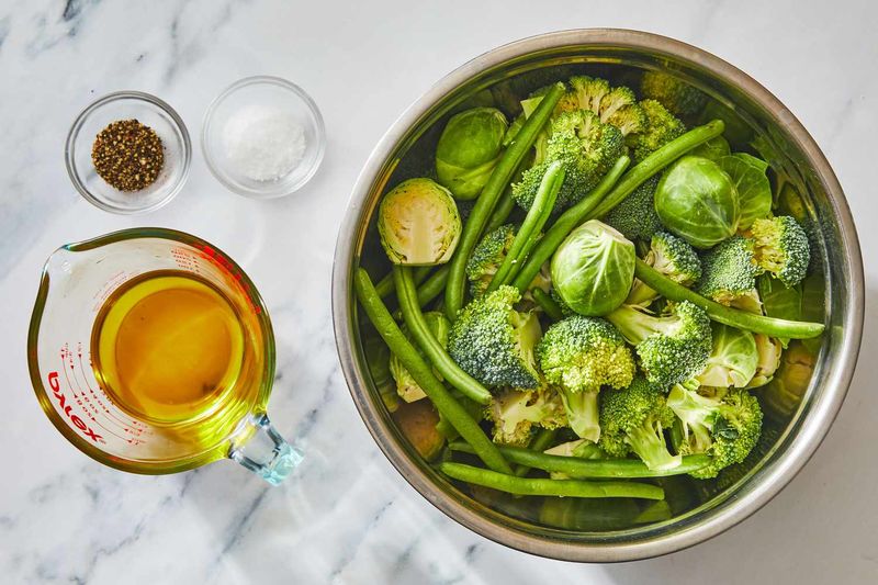 Use enough oil, but not a puddle