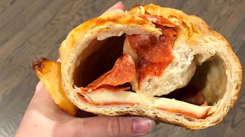 Pepperoni Roll with Coffee (West Virginia)