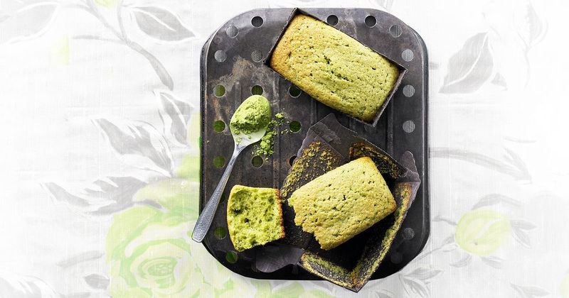 Matcha Almond Mini Loaves