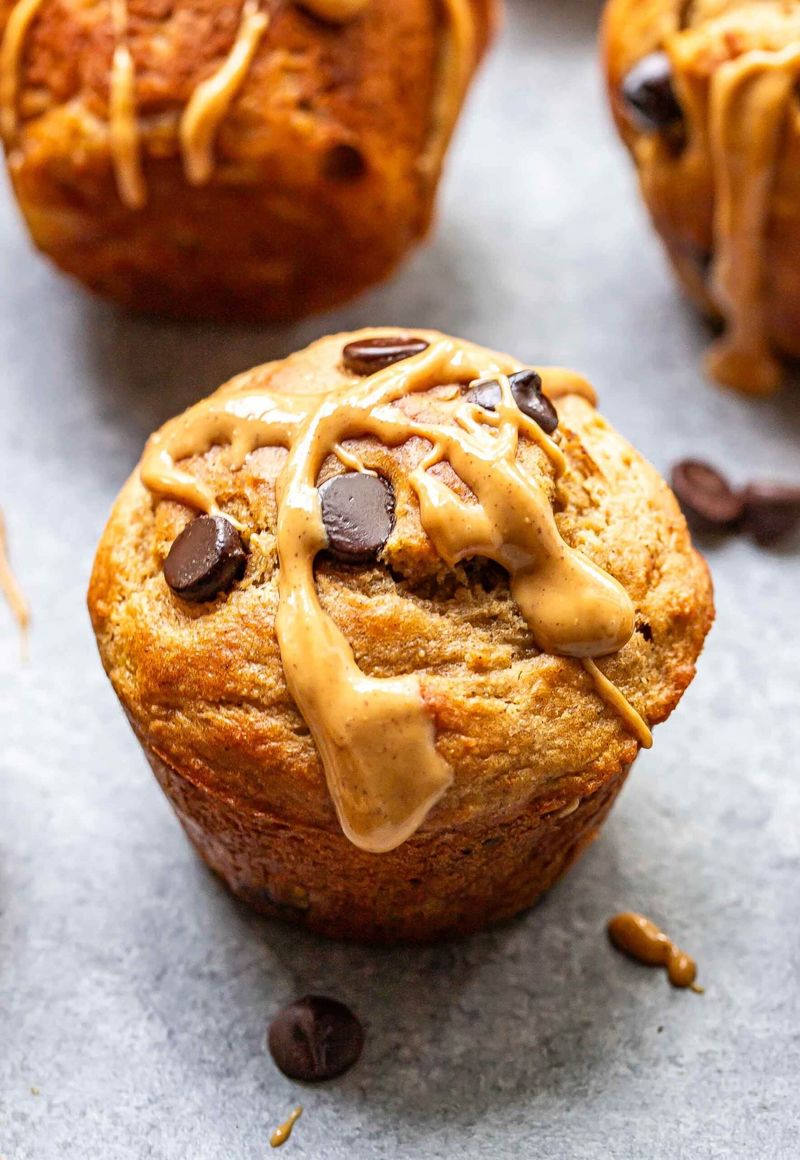 Banana Peanut Butter Muffins