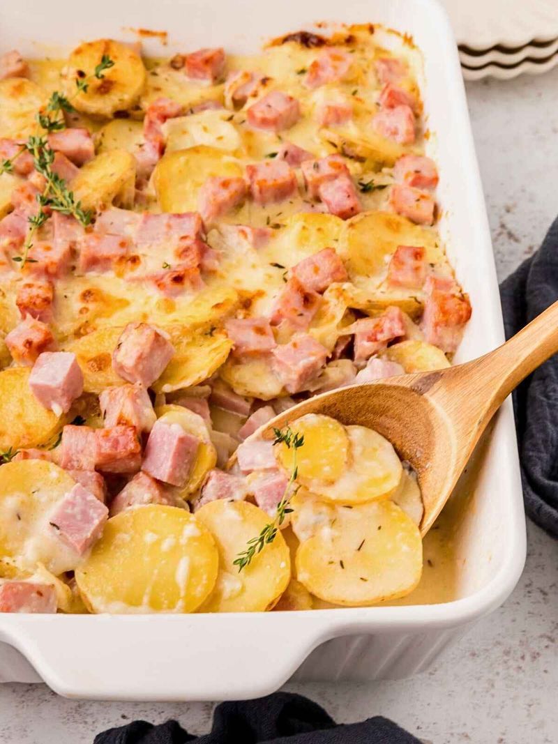 Scalloped Potatoes And Ham