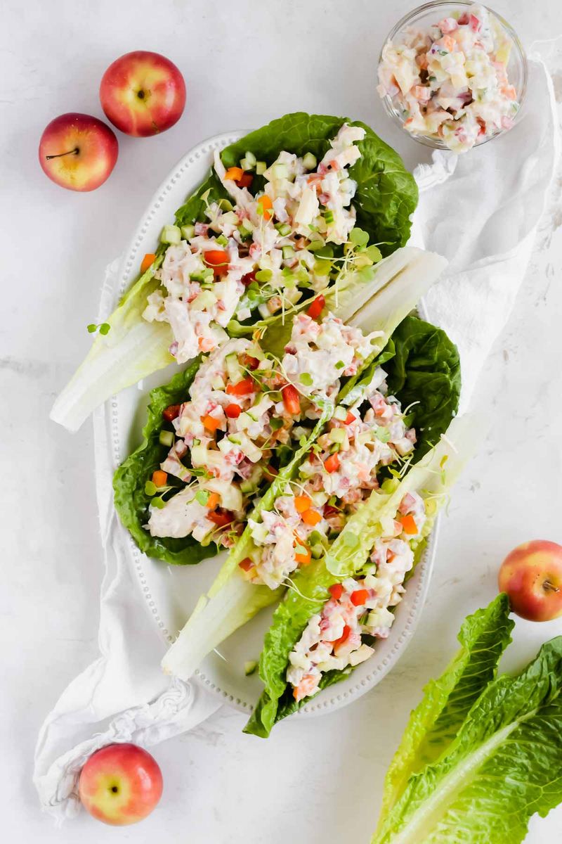 Chicken Salad Lettuce Cups