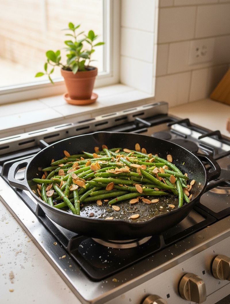 They finish in a ripping hot pan