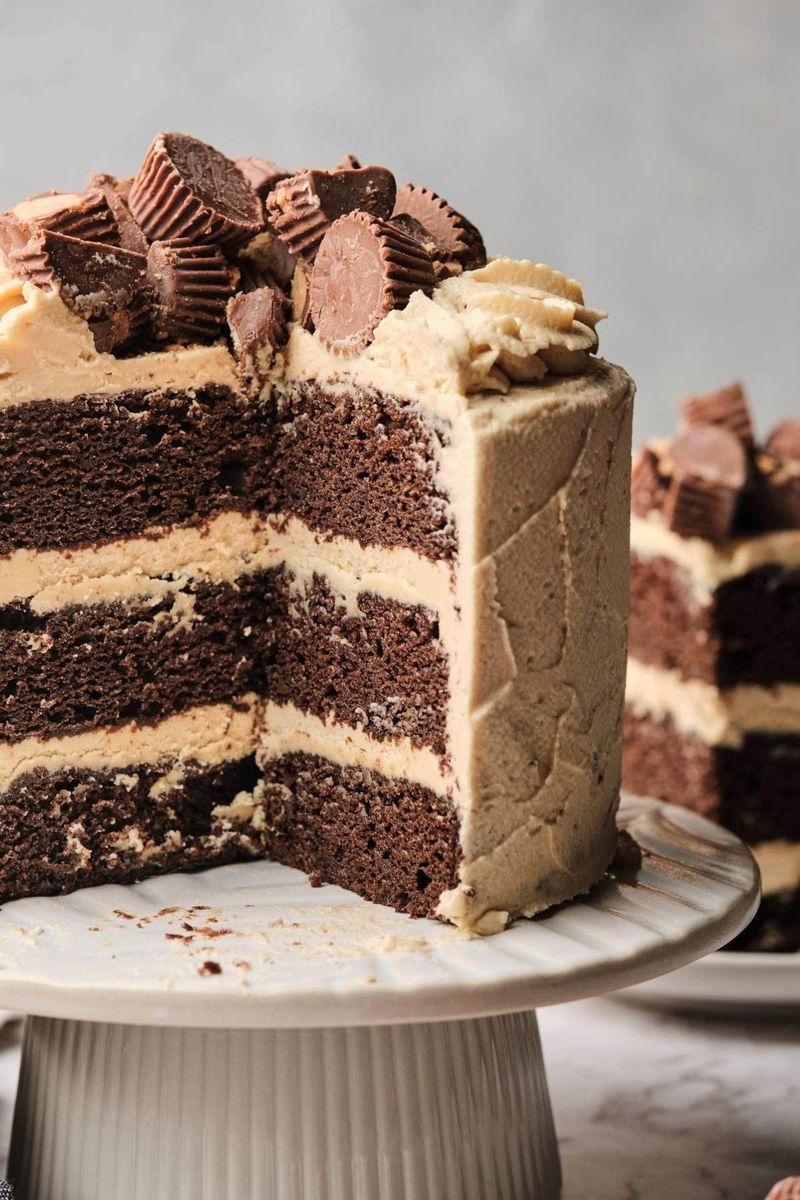 Peanut Butter Chocolate Cake