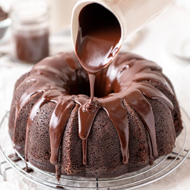 Chocolate Bundt Cake With Ganache