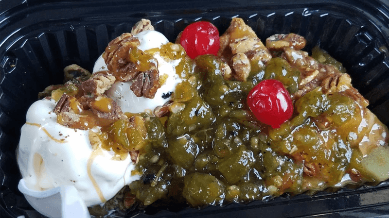 Green Chile Sundae (New Mexico)
