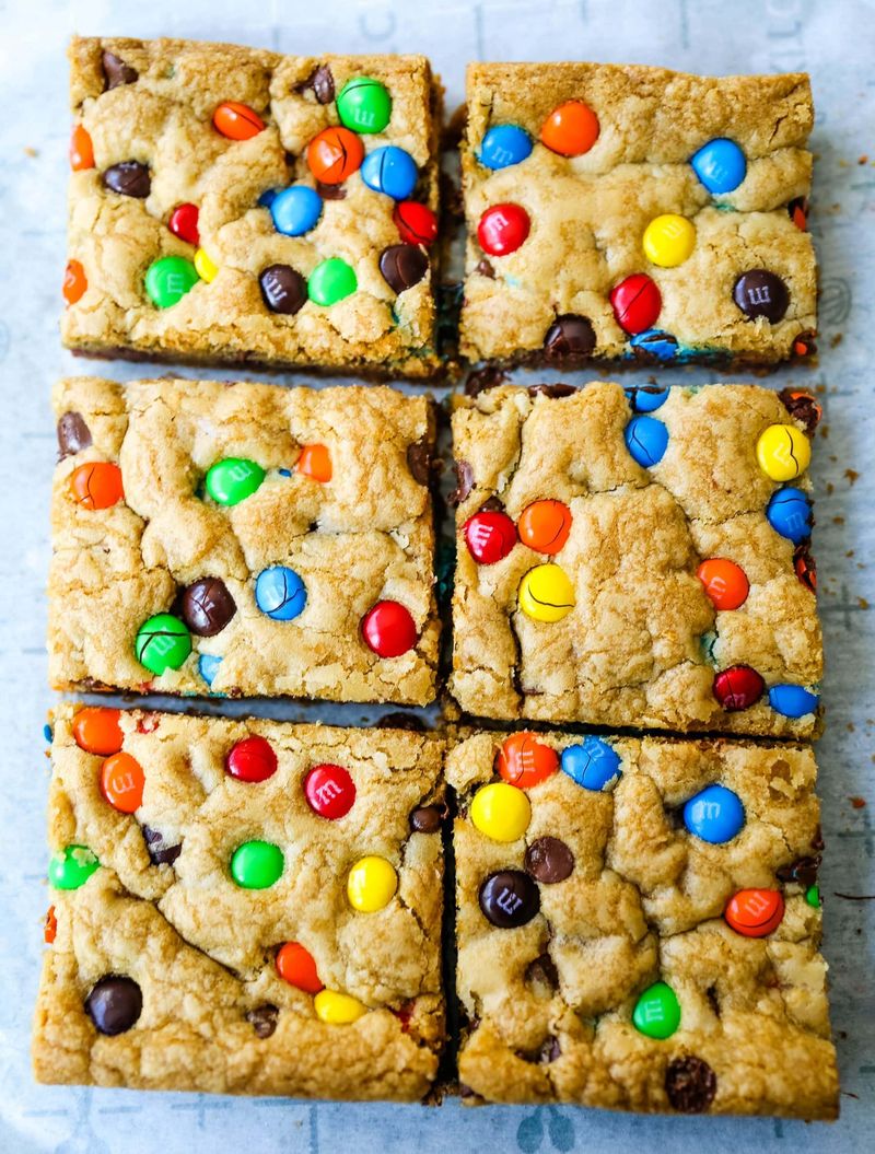 M&M’s Cookie Bars