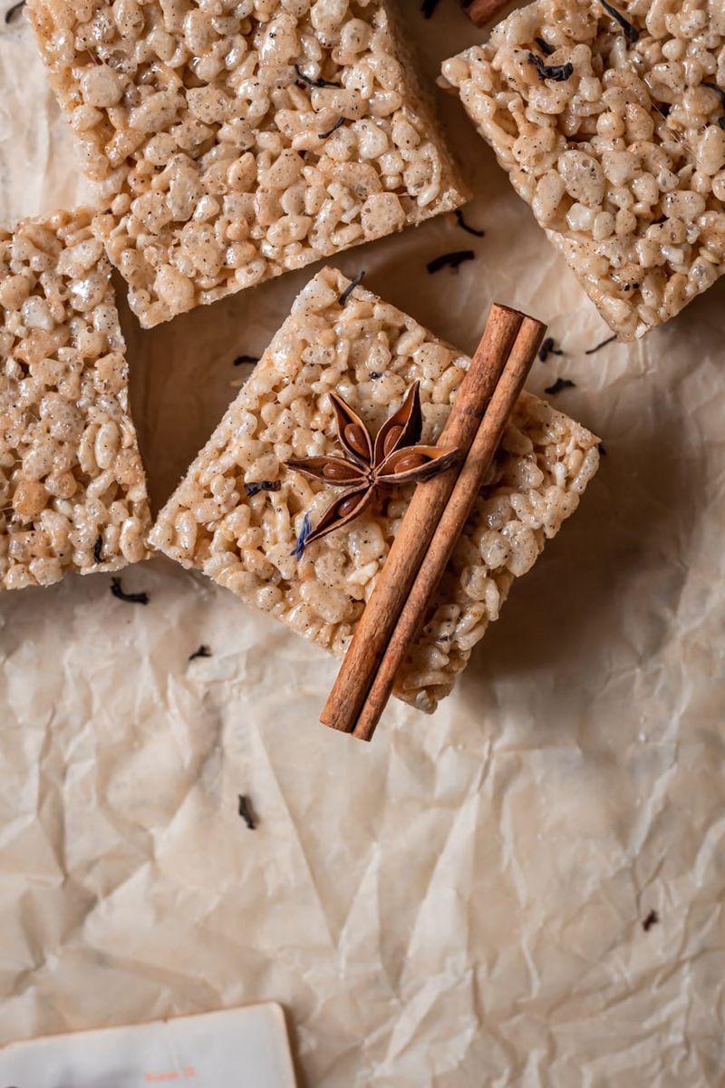 Chai Spiced Rice Krispie Treats