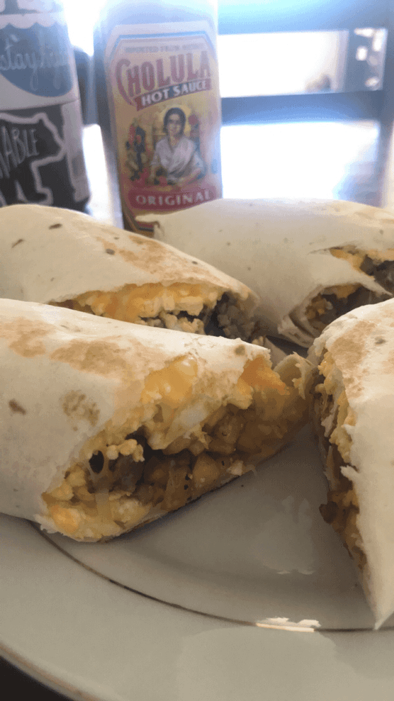 Iowa: Chorizo Breakfast Burrito at Abelardo's