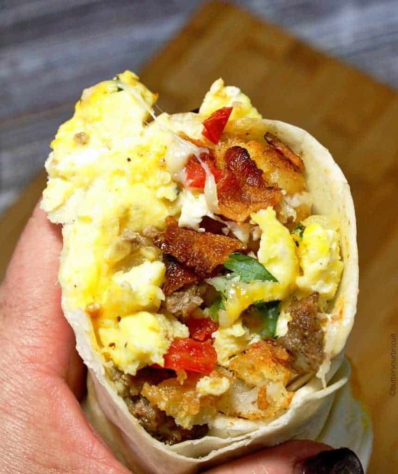 Carl’s Jr. Loaded Breakfast Burrito