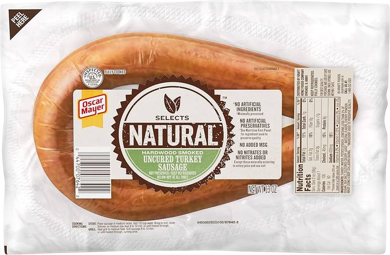 Oscar Mayer Natural Turkey Sausage