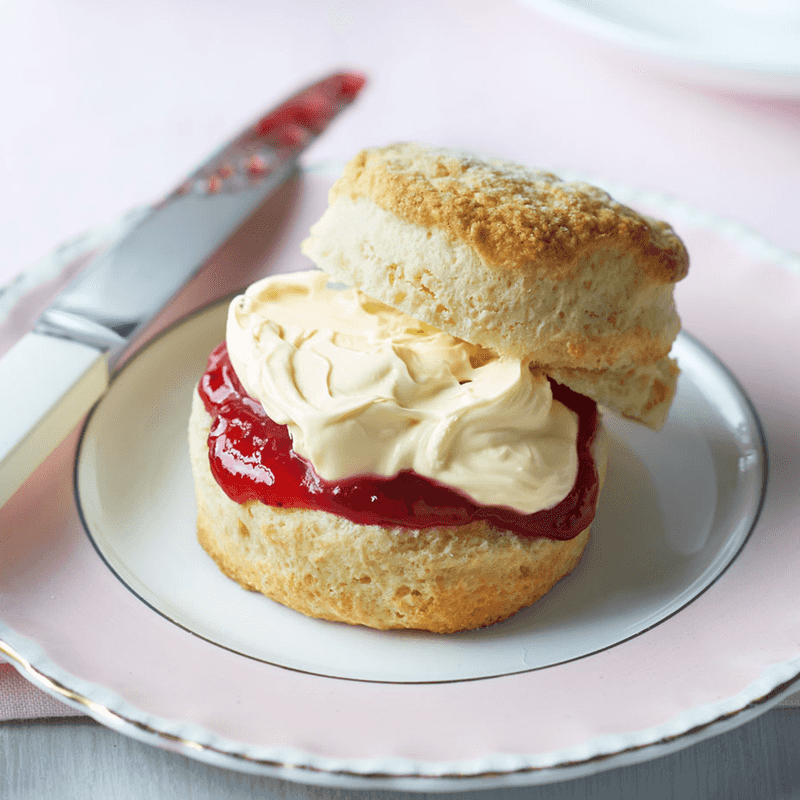 Scones with Clotted Cream and Jam