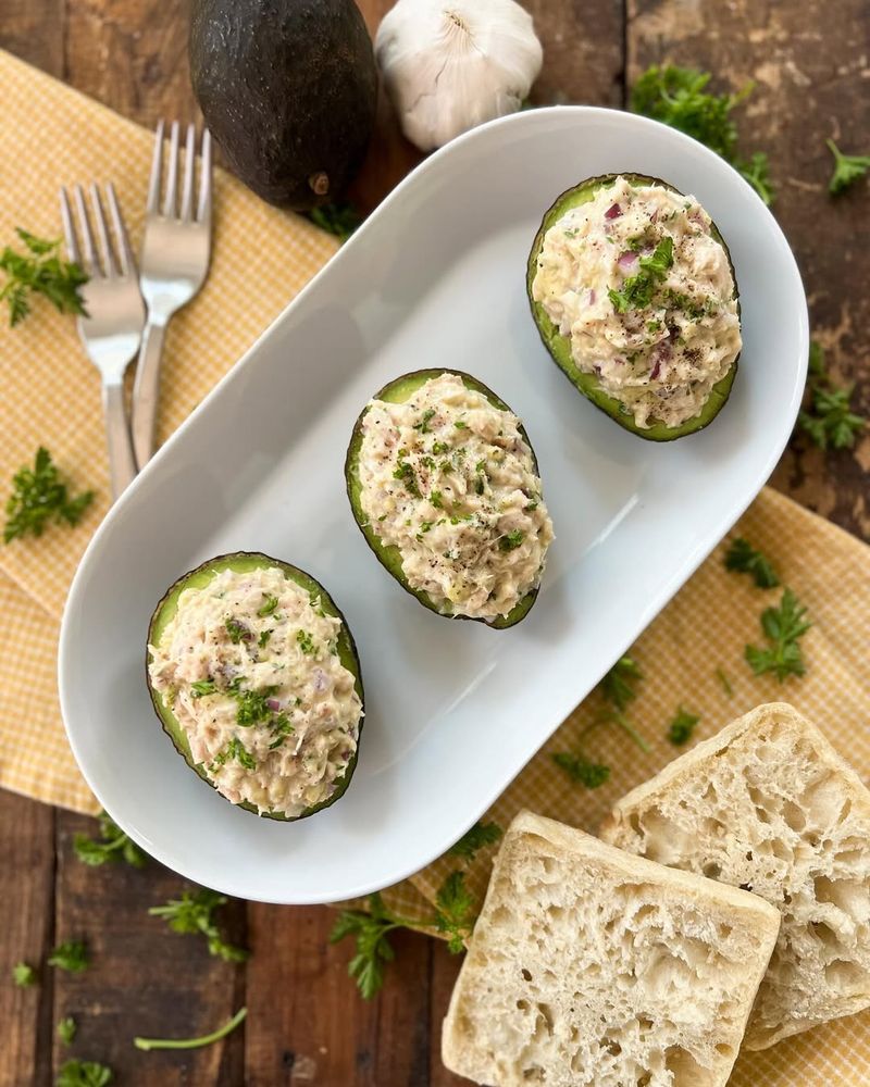 Sardine-Stuffed Avocados