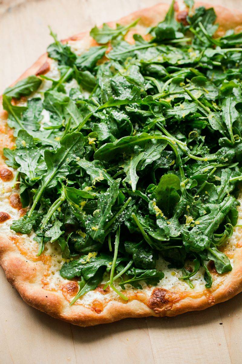 Pizza with Fresh Greens