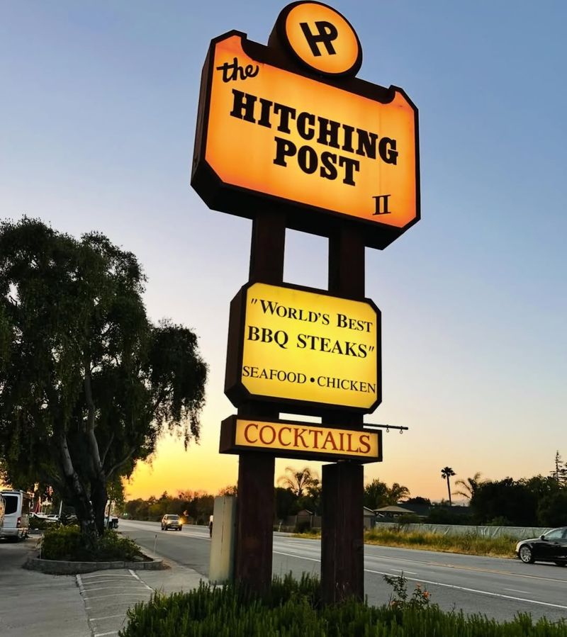 The Hitching Post II Bar Menu — Buellton, CA