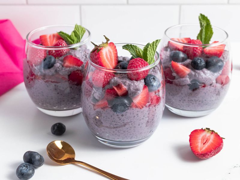 Berry Chia Seed Pudding