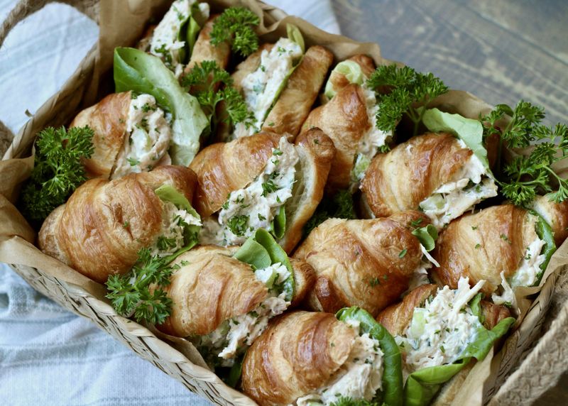 Chicken Salad Crescent Sandwiches