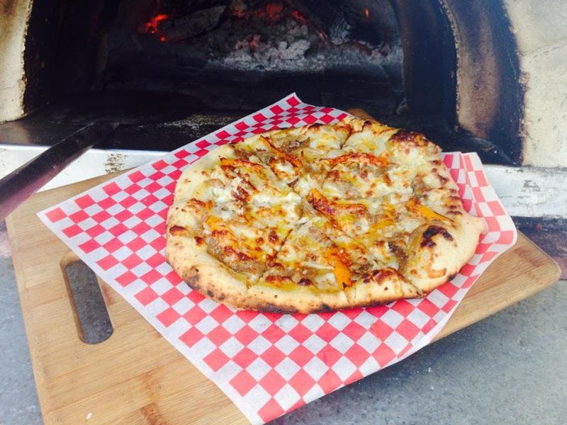 Lilikoi Pork Pizza — Outrigger Pizza Company (Kihei, Hawaii)