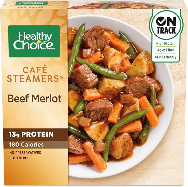 Healthy Choice Café Steamers (Beef Merlot)