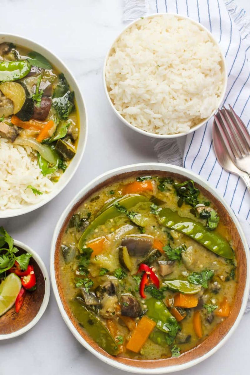 Thai Green Curry With Vegetables